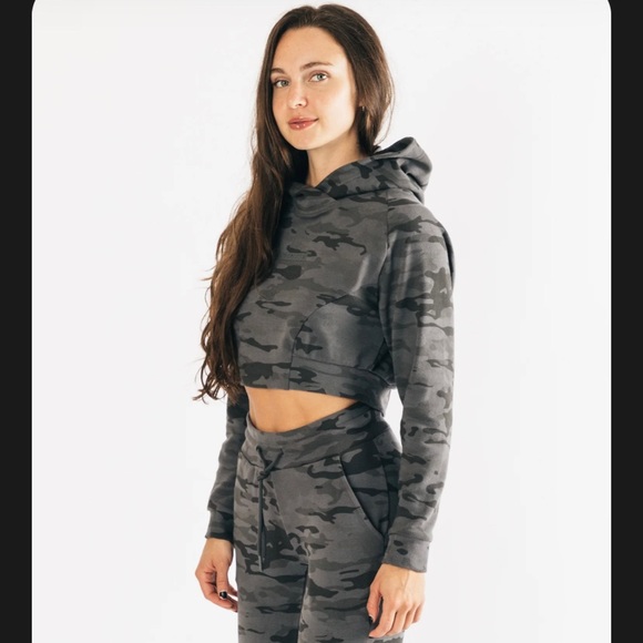 Alphalete Identity Pro Cropped Hoodie and Joggers - Picture 5 of 7